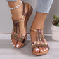 🔥Last Day Promotion 50% OFF - Women's New Summer Rhinestone Open Toe Orthopaedic Sandals