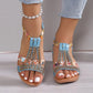 🔥Last Day Promotion 50% OFF - Women's New Summer Rhinestone Open Toe Orthopaedic Sandals