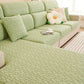 1pc Polar Fleece Sofa Cover, Jacquard Sofa Cover, Printed Stretch Cushion Cover