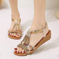 🔥Last Day Promotion 50% OFF - Women's New Summer Rhinestone Open Toe Orthopaedic Sandals