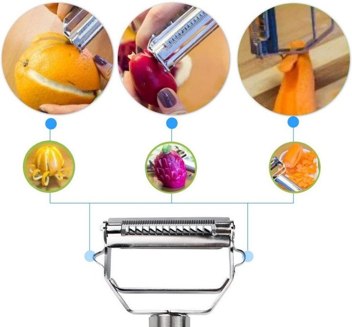 🔥NEW YEAR SALE OFF - Stainless Steel Multifunctional Peeler